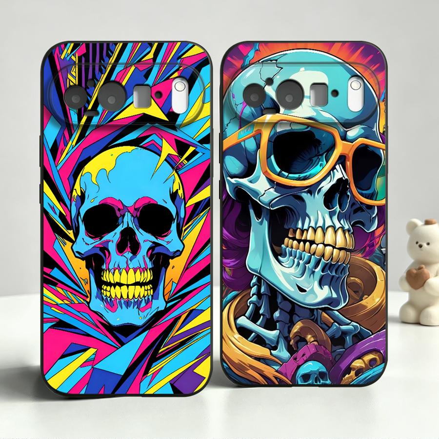 Neon Pop Art Skull Case for Go - Google Pixel 8A recension och pris
