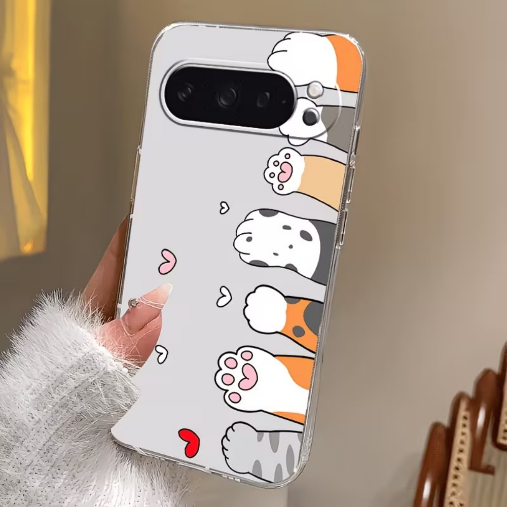 Cartoon Cat Paw Print Crystal  - Google Pixel 8A recension och pris