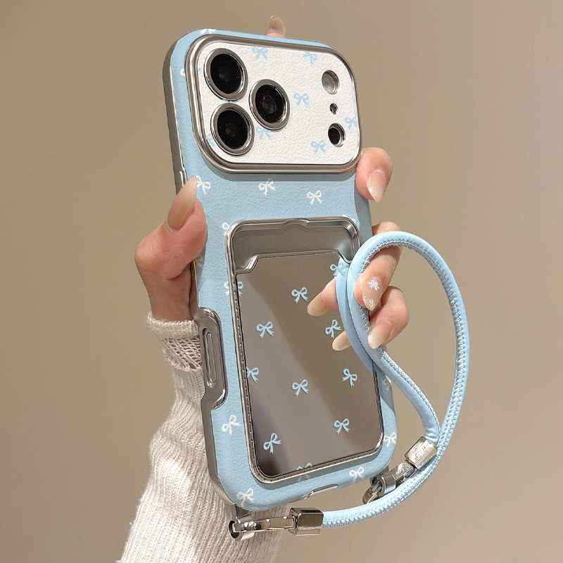 Cute Bow Mirror Card Holder Ph - Leather Card Wallet recension och pris