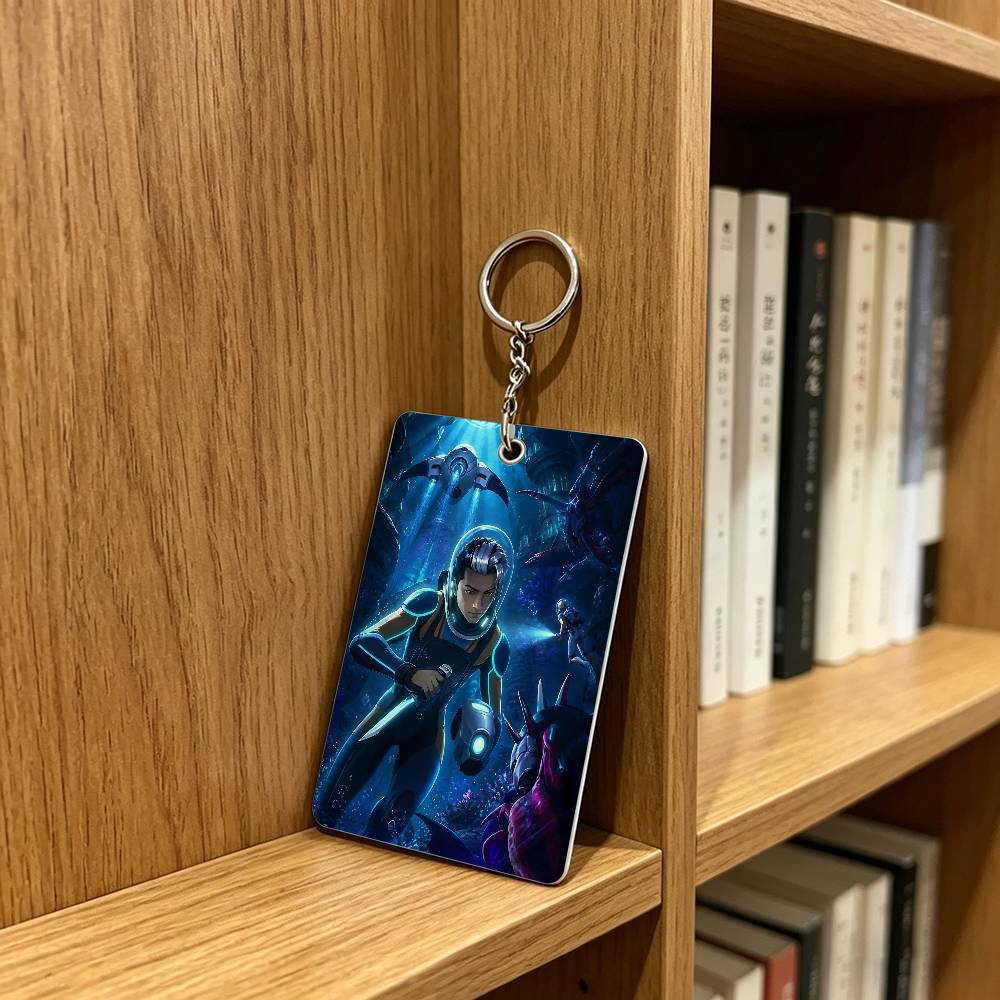 Hot Game S-Subnautica 2 Badge  - Leather Card Wallet recension och pris