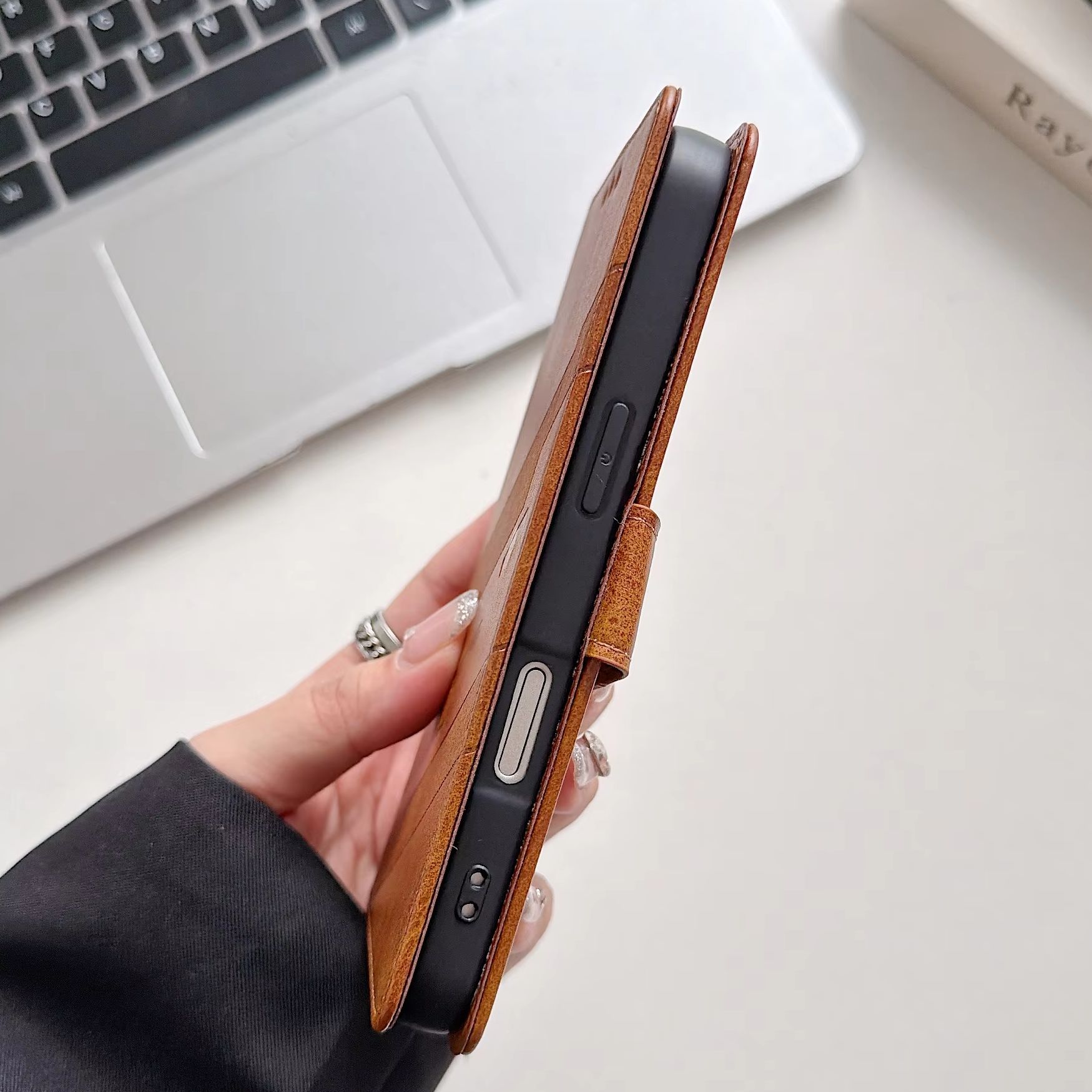 Flip Wallet PU Leather Phone C - Leather Card Wallet recension och pris