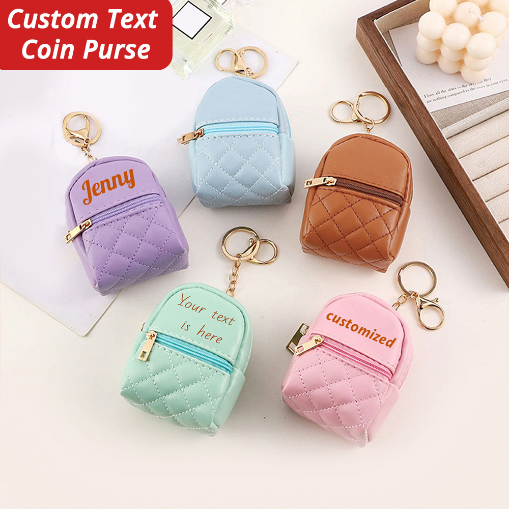 Mini Custom Name Coin Purse Pe - Leather Card Wallet recension och pris