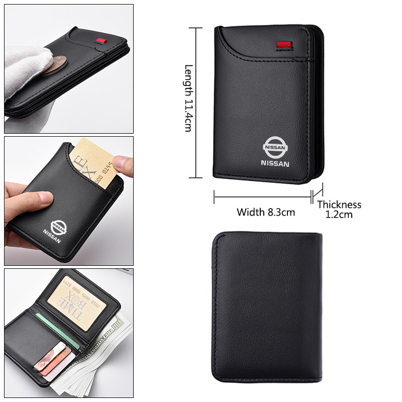 Leather Mini Credit Card Purse - Leather Card Wallet recension och pris